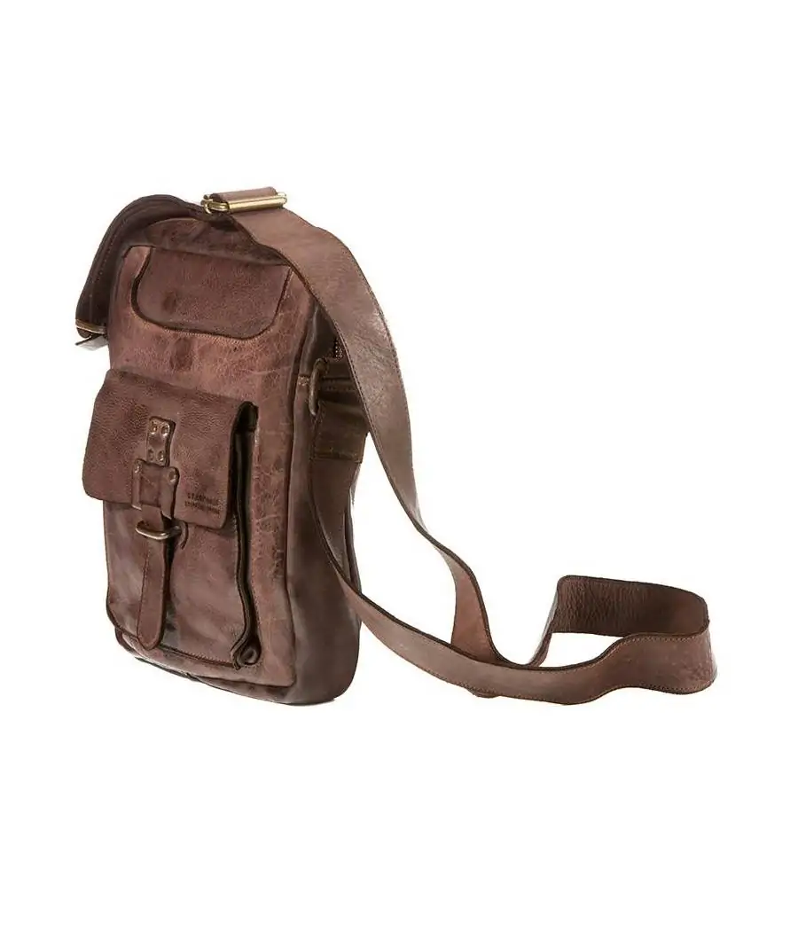 Bandolera Stamp Piel Lavada