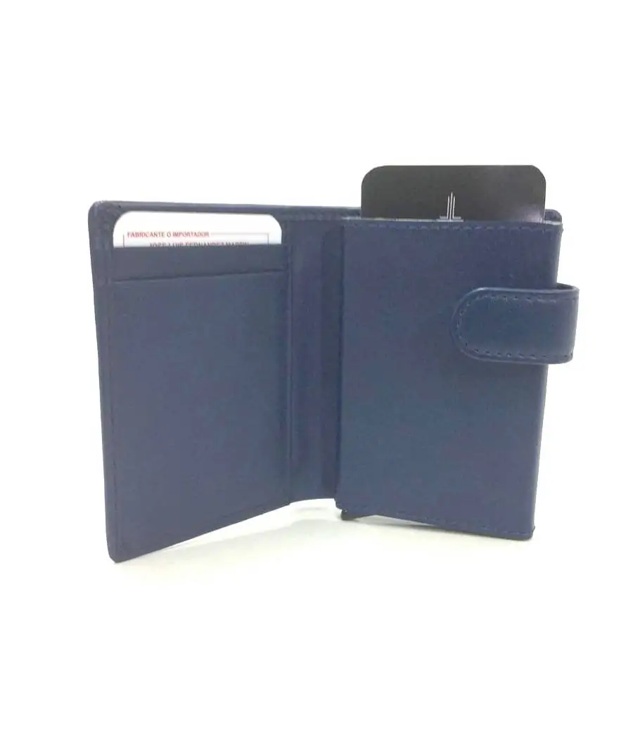 Tarjetero JL Piel Metalico Rfid