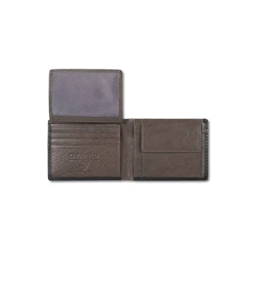 Americano Tarjetero Caramelo Piel