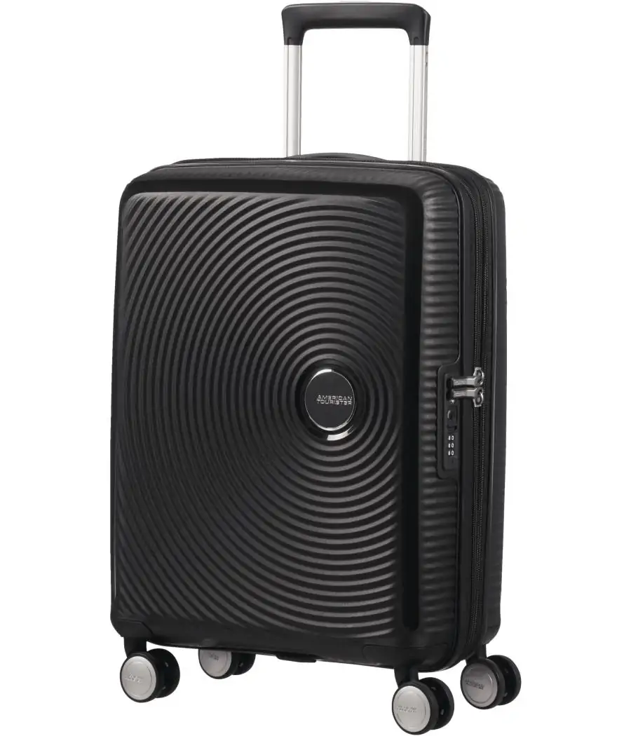 Maleta American Tourister Soundbox 55 cm/Expandible Dorado