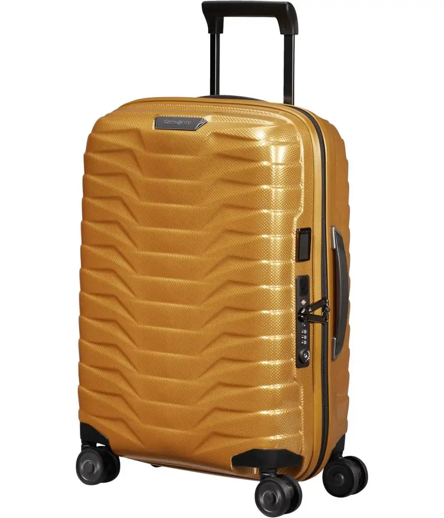 Maleta Samsonite Proxis 55 cm/Expandible Dorado