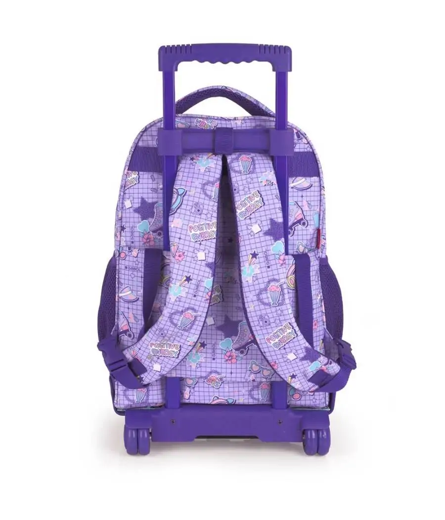 Mochila Gabol Escolar Funny 46 cm Gris