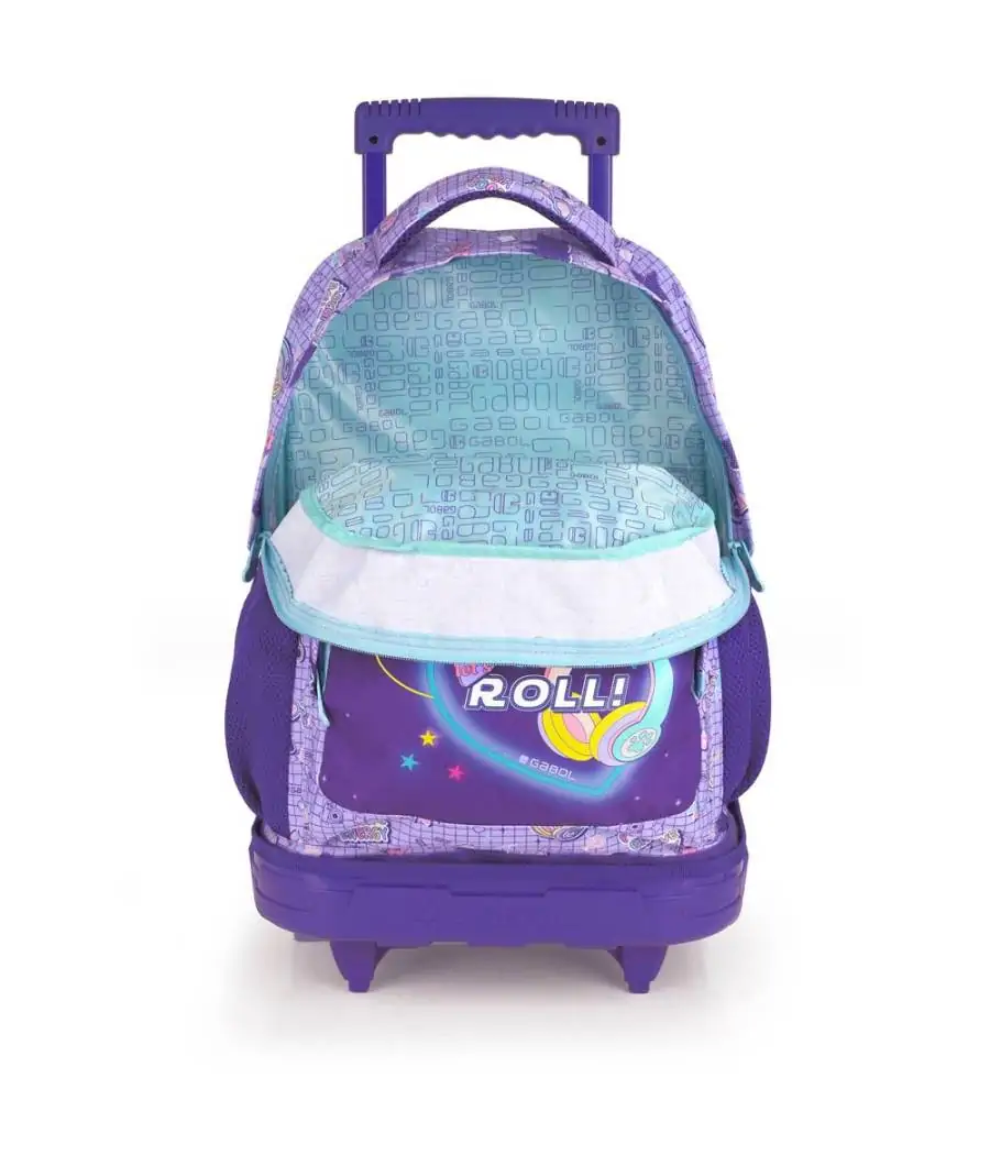 Mochila Gabol Escolar Funny 46 cm Gris