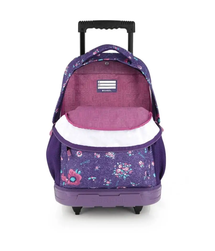 Mochila Gabol Escolar Lily 46 cm Negro