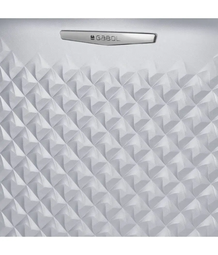 Maleta Gabol Queens 55 cm/Expandible Plata
