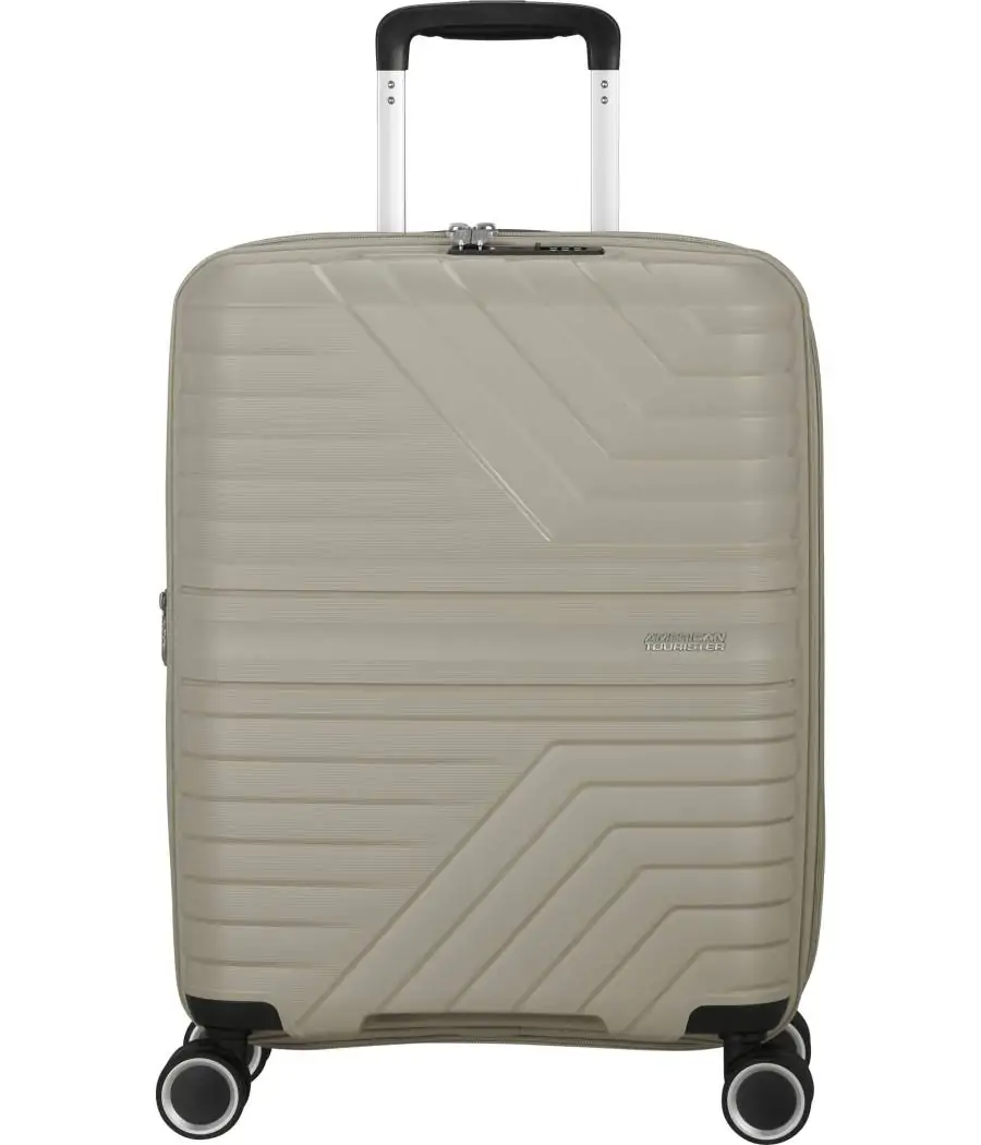 Maleta American Tourister Flytwist 55 cm/Expandible Beig