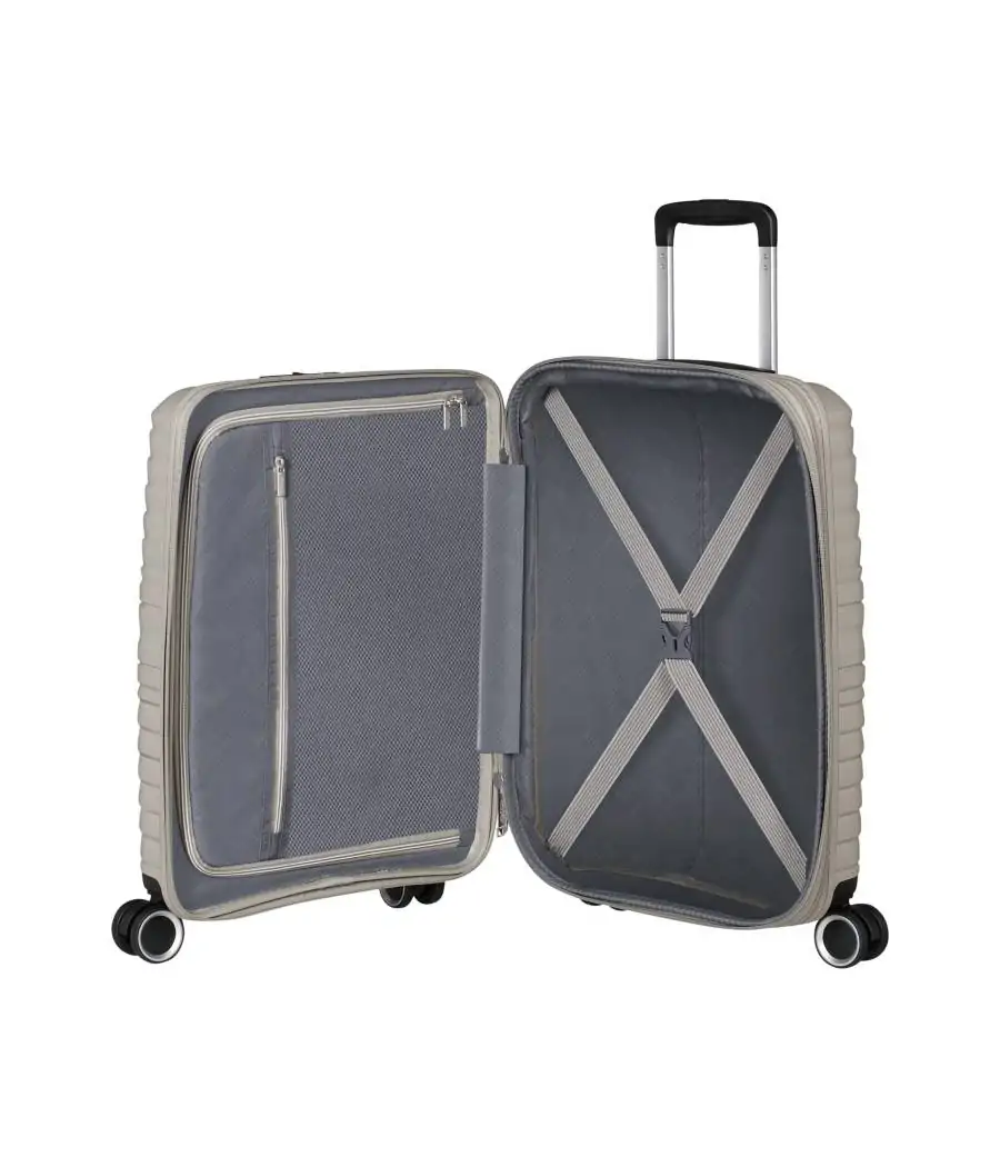 Maleta American Tourister Flytwist 55 cm/Expandible Beig