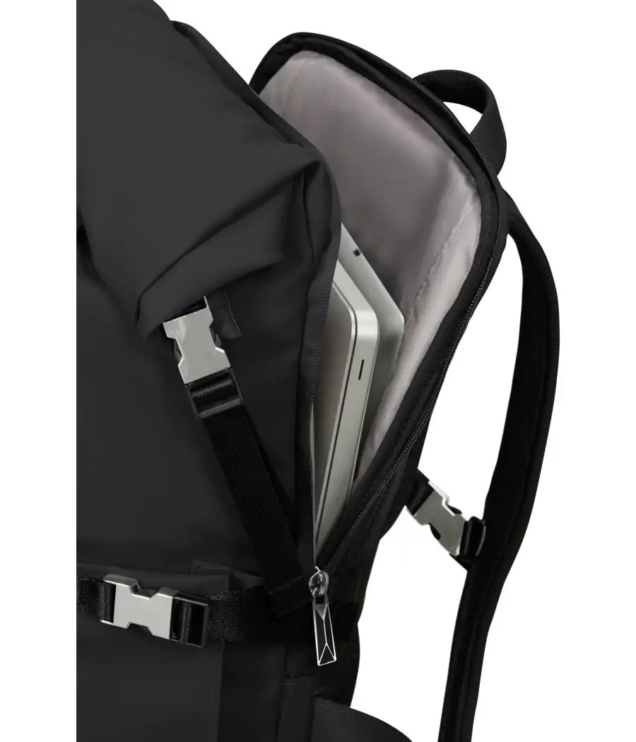Mochila Samsonite Glam-Go Rolltop 15.6 Negro