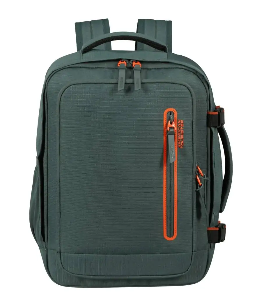 Mochila American Tourister Take2Cabin Sport Underseat Ryanair / Vueling Verde Oscuro