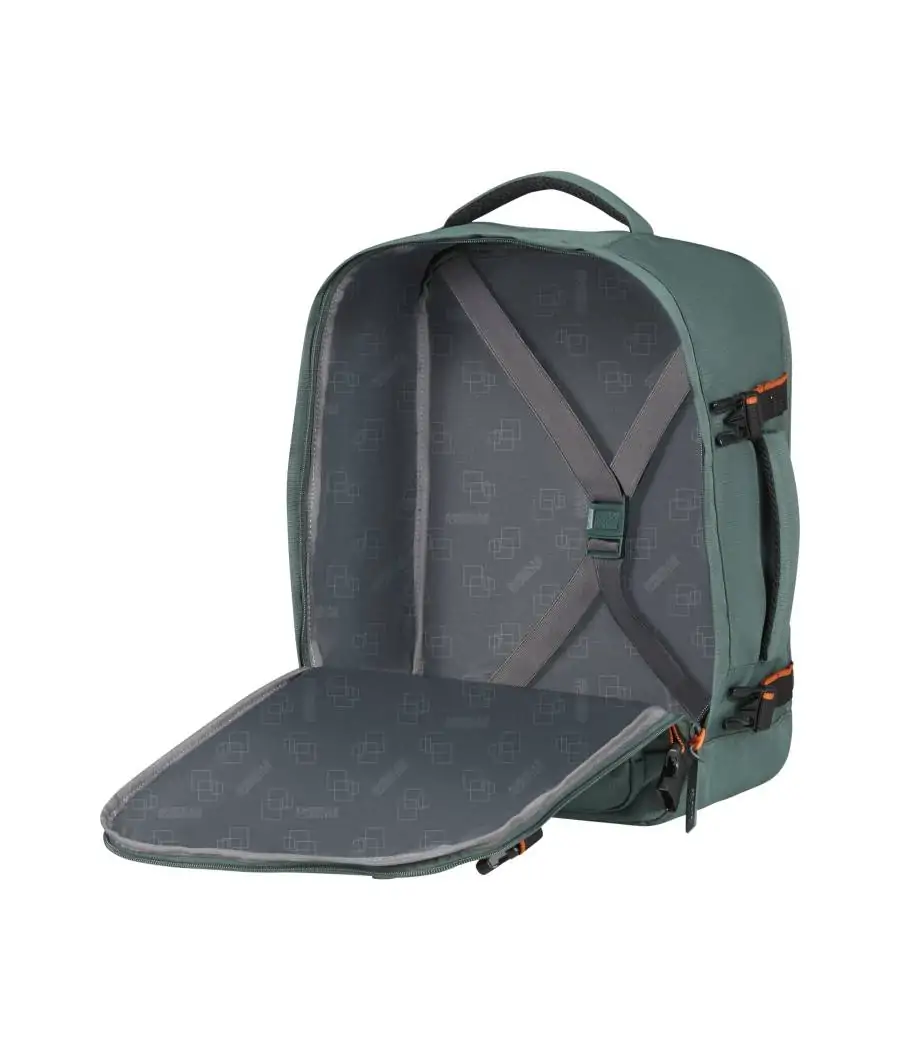 Mochila American Tourister Take2Cabin Sport Underseat Ryanair / Vueling Verde Oscuro