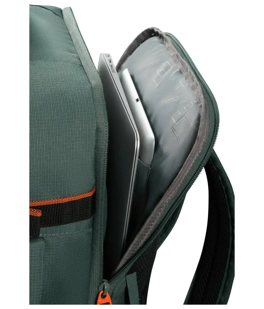 Mochila American Tourister Take2Cabin Sport Underseat Ryanair / Vueling Verde Oscuro