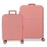 Pepe Jeans Juego Maleta Accent Set 2 - Cabina+Mediano Coral
