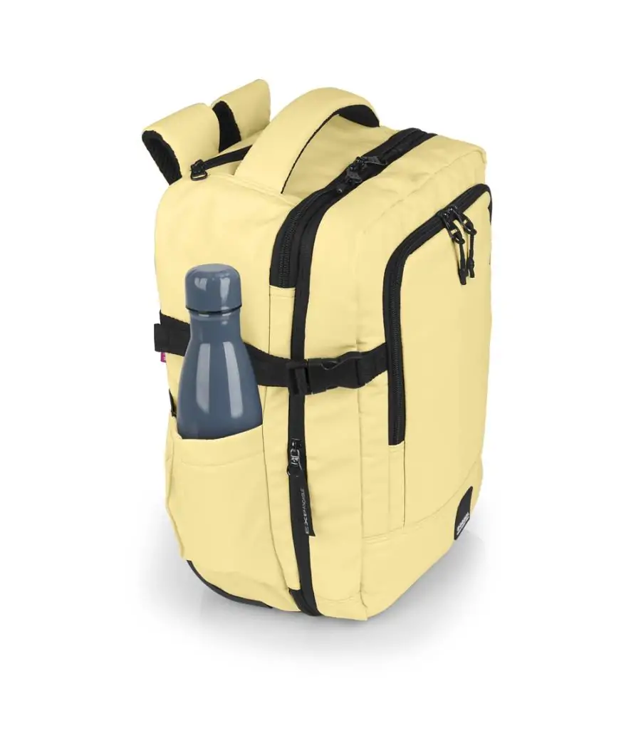 Mochila Gabol Ruedas Vancouver Underseat 40 cm Amarillo
