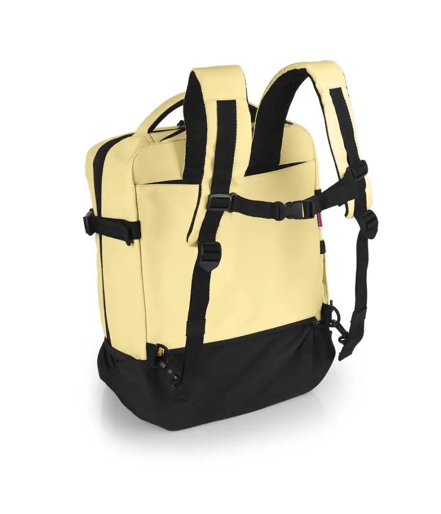 Mochila Gabol Ruedas Vancouver Underseat 40 cm Amarillo