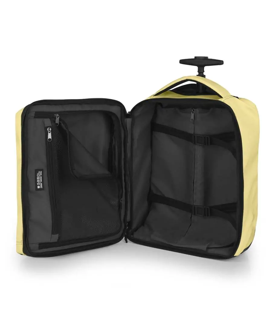 Mochila Gabol Ruedas Vancouver Underseat 40 cm Amarillo