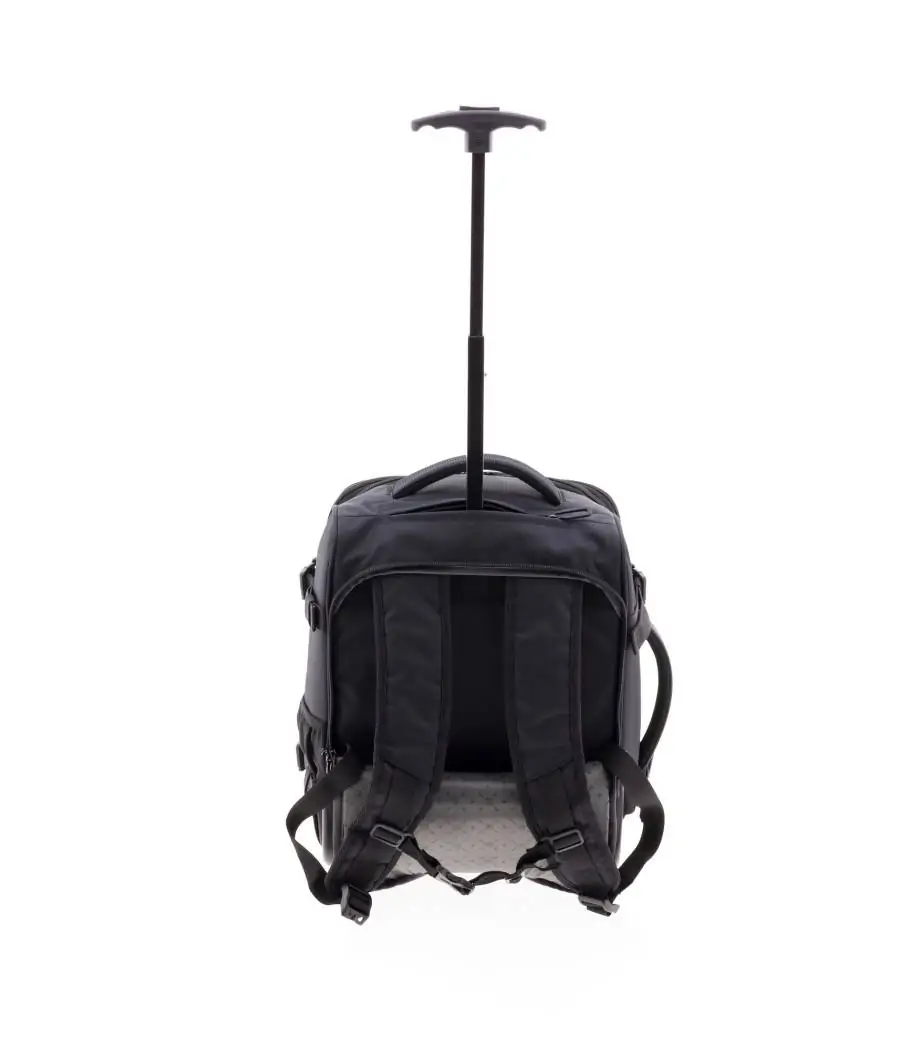Mochila Gladiator Ruedas Loop Ryanair / Vueling Negro