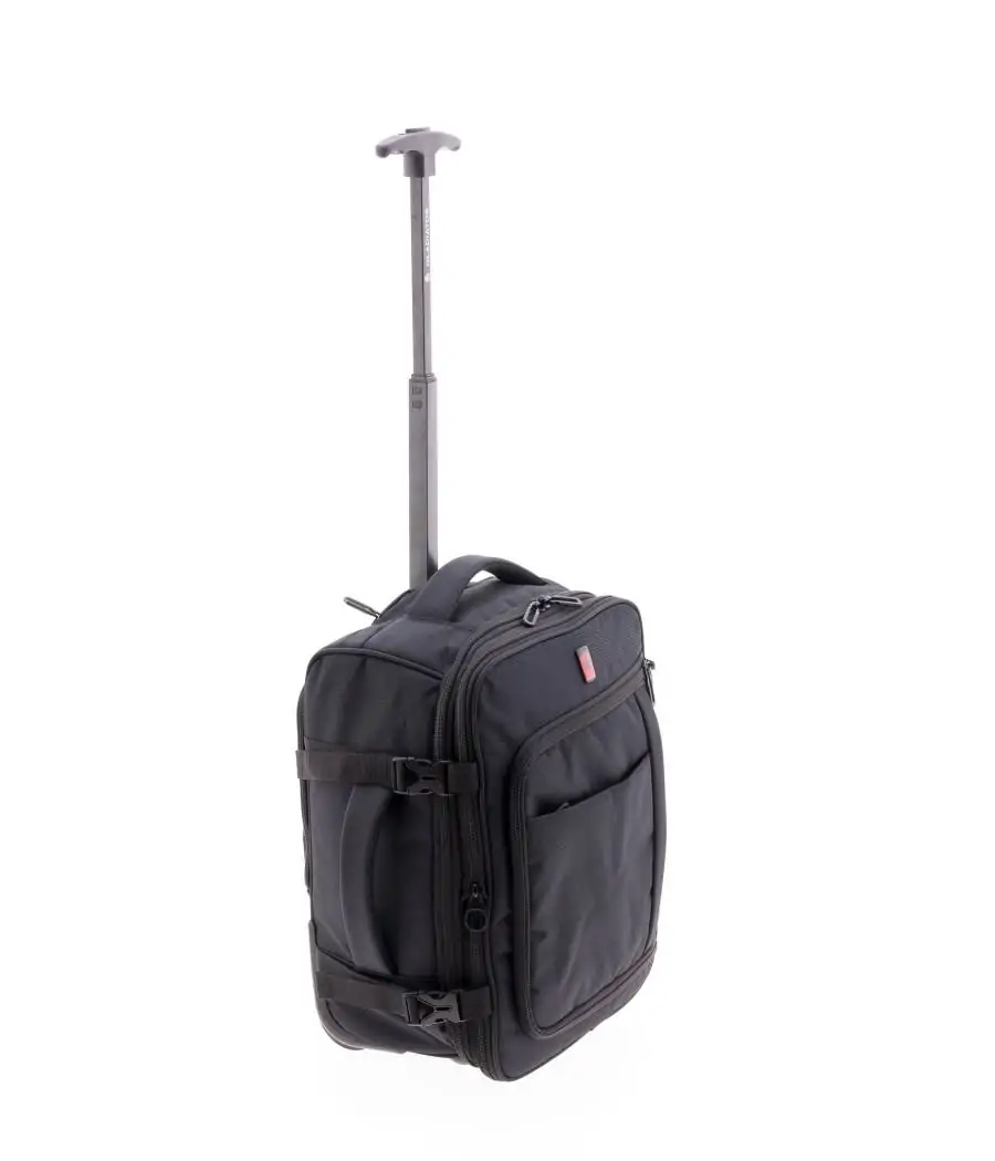 Mochila Gladiator Ruedas Loop Ryanair / Vueling Negro