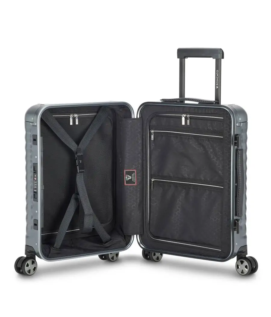 Maleta Roncato Uno Al 55 cm Gris Platino