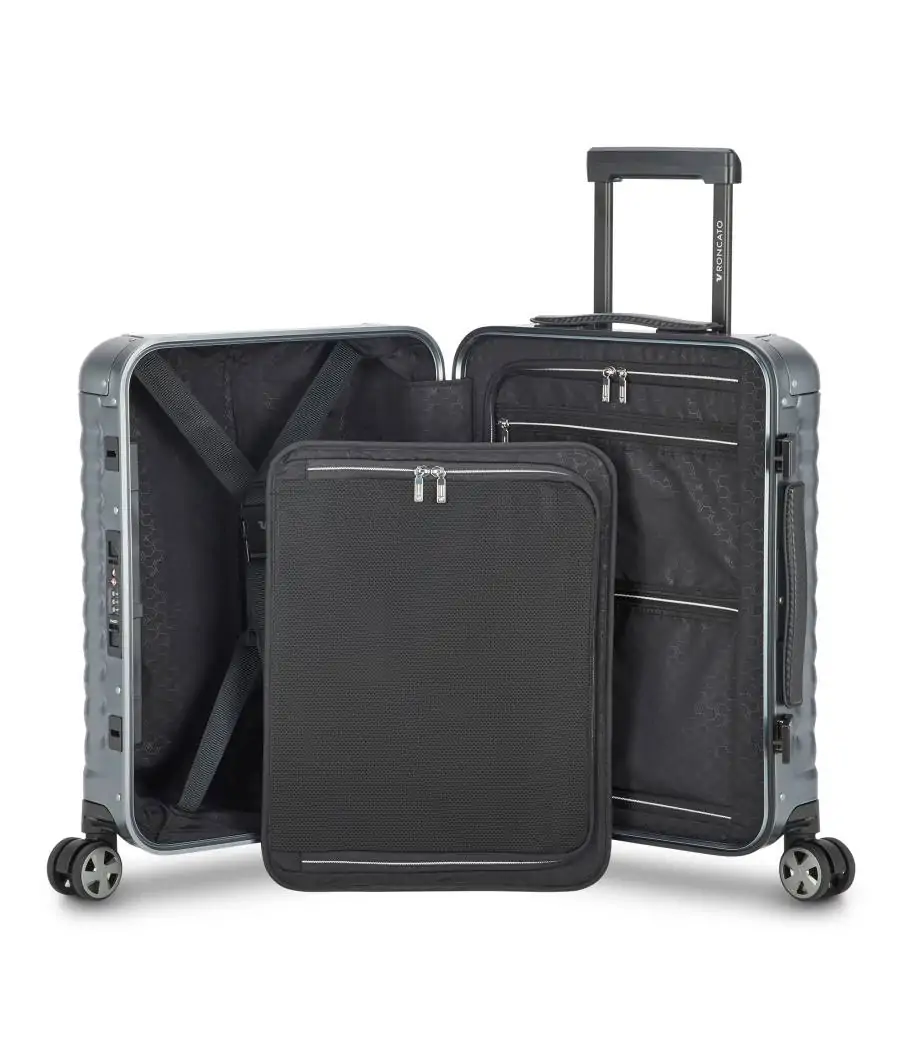 Maleta Roncato Uno Al 55 cm Gris Platino