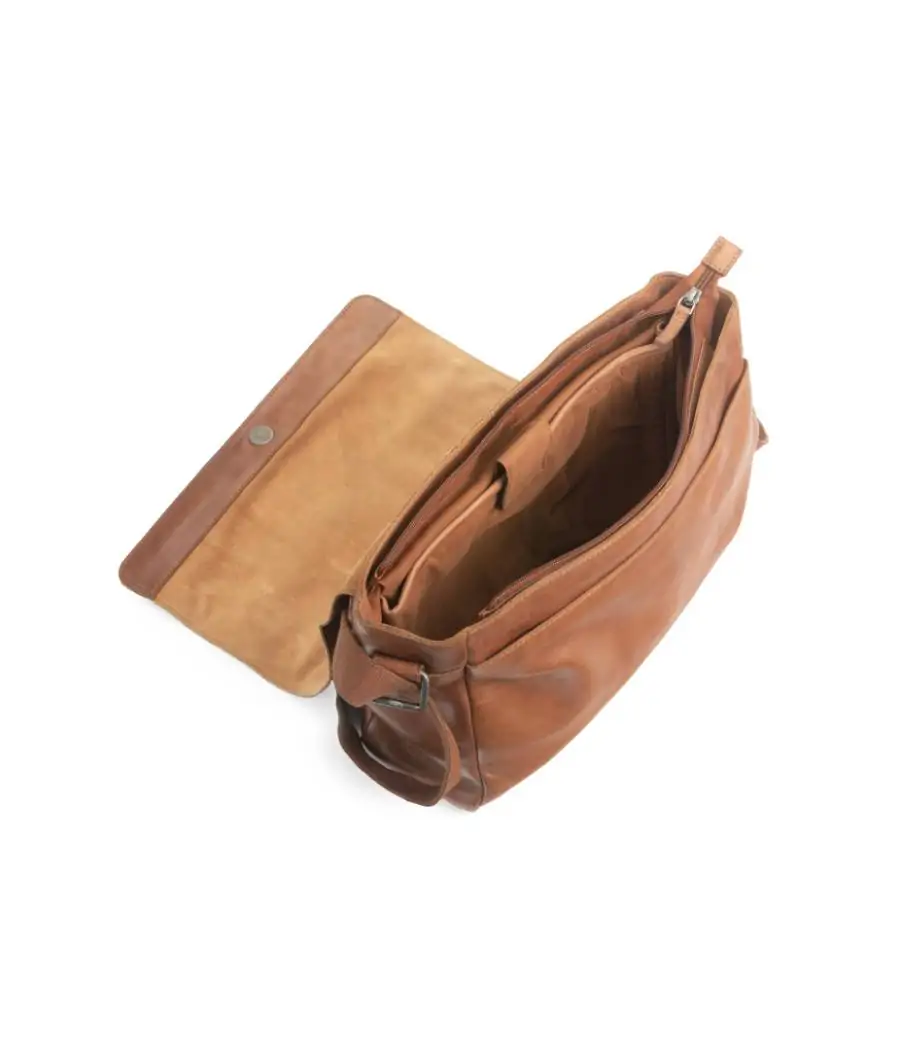 Bandolera Stamp Portadocumentos Ran Piel Cuero