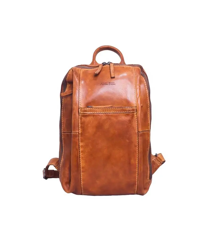 Mochila Stamp de piel lavada Tichi Cuero Mochila Stamp de piel lavada Tichi Cuero