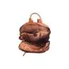 Mochila Stamp XL de piel lavada Tichi Cuero