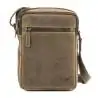 Bandolera de piel Hunter Hunor 24 cm Kaki