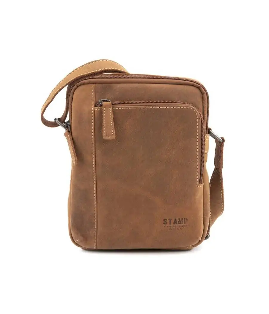 Bandolera Stamp compacta de piel Hunter Hunor Cuero