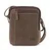 Bandolera Stamp compacta de piel Hunter Hunor Marrón Bandolera Stamp compacta de piel Hunter Hunor Marrón