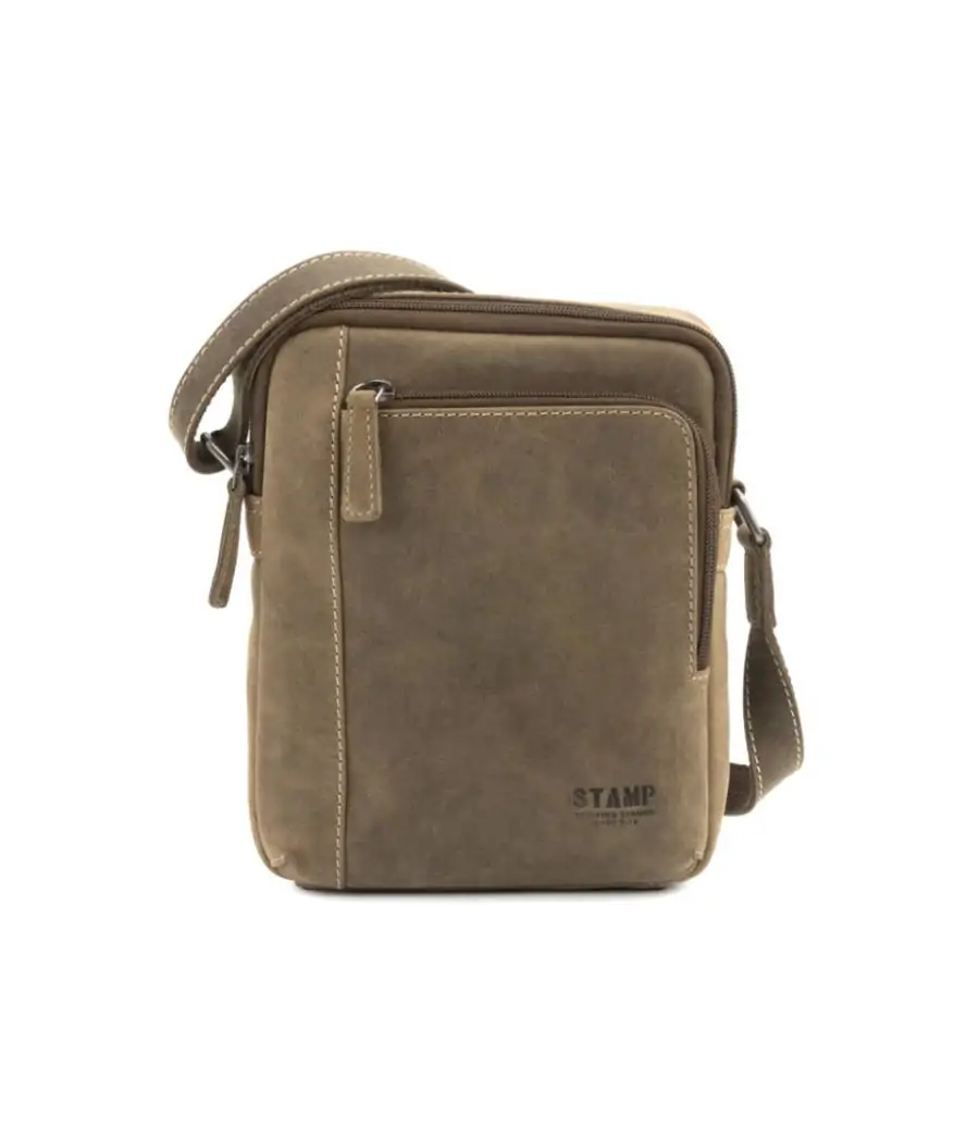 Bandolera Stamp compacta de piel Hunter Hunor