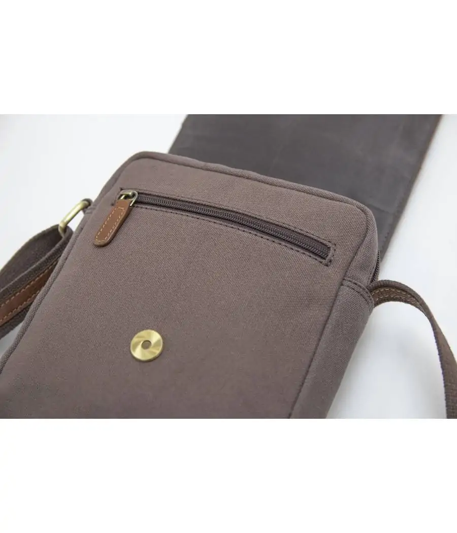 Bolso Rosme Canvas Solapa Medio