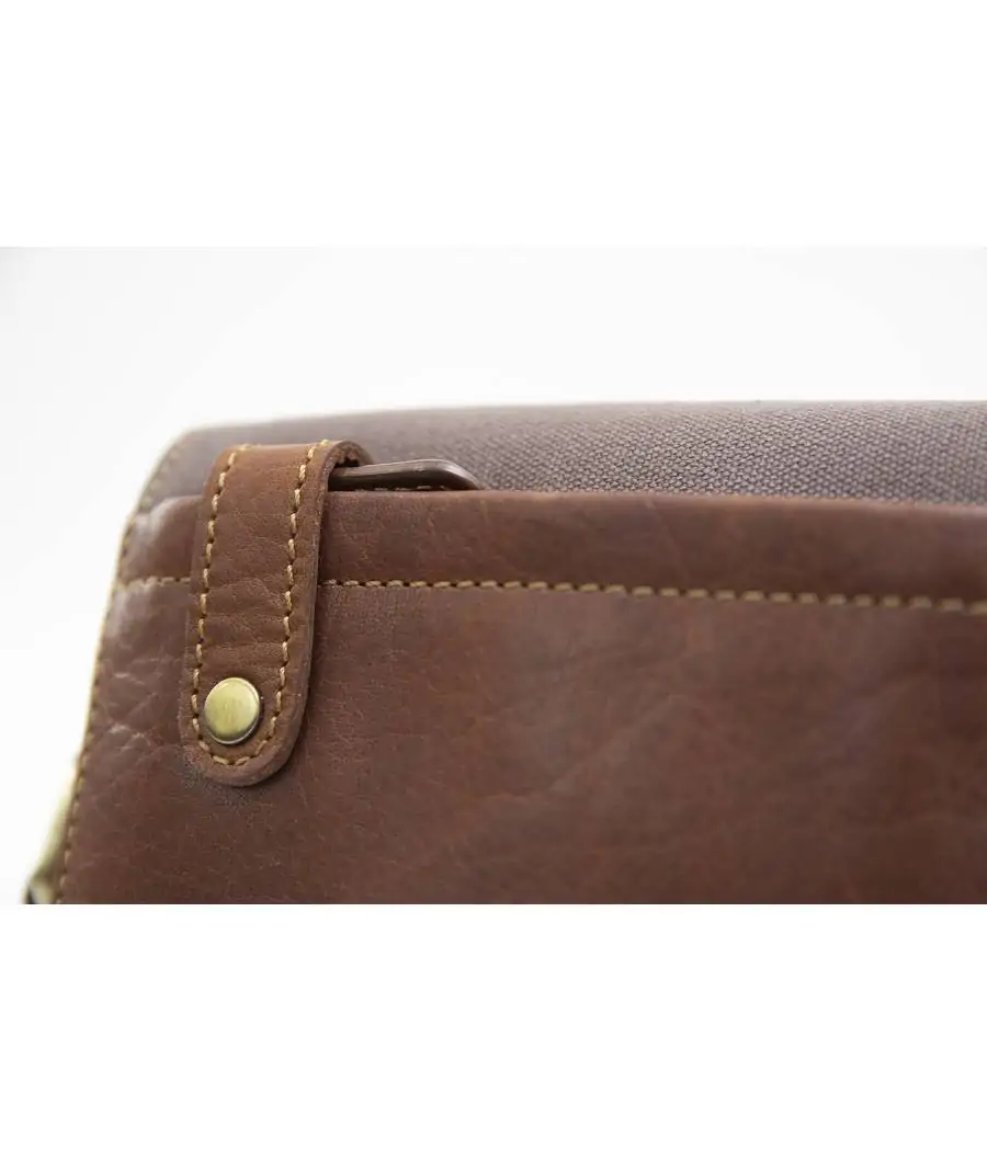 Bolso Rosme Caballero Canvas Solapa Pequeño