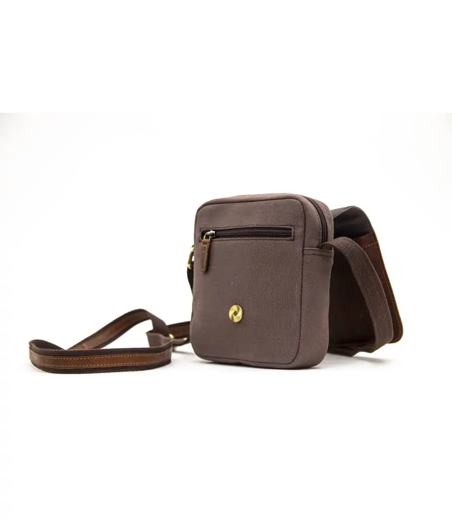 Bolso Rosme Caballero Canvas Solapa Pequeño