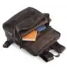 Mochila Stamp de piel lavada Ran ST 220
