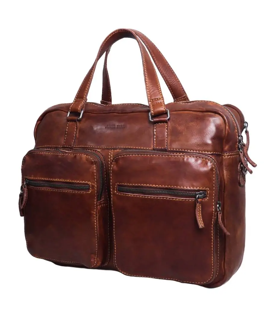 Bolsa viaje/documentos piel lavada Tichi ST 129
