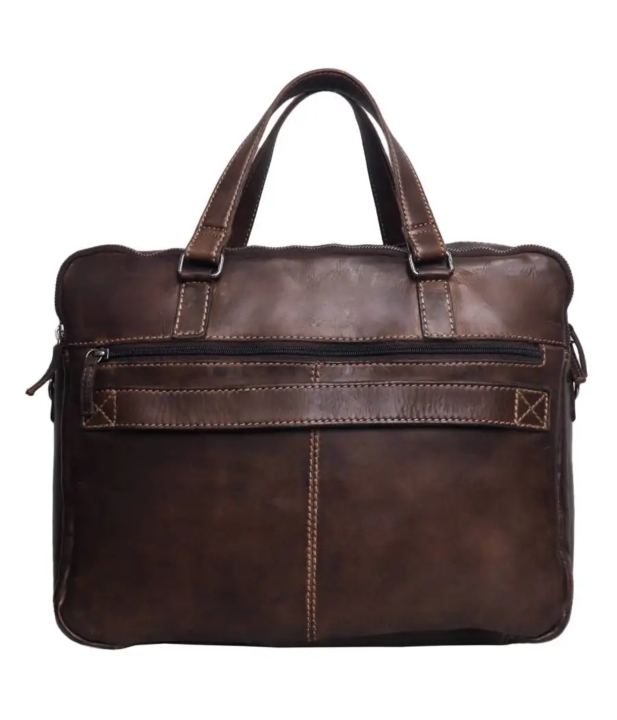 Bolsa viaje/documentos piel lavada Tichi ST 129