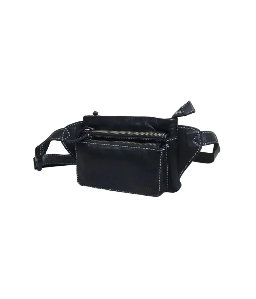 Riñonera Stamp piel lavada Tichi ST 118