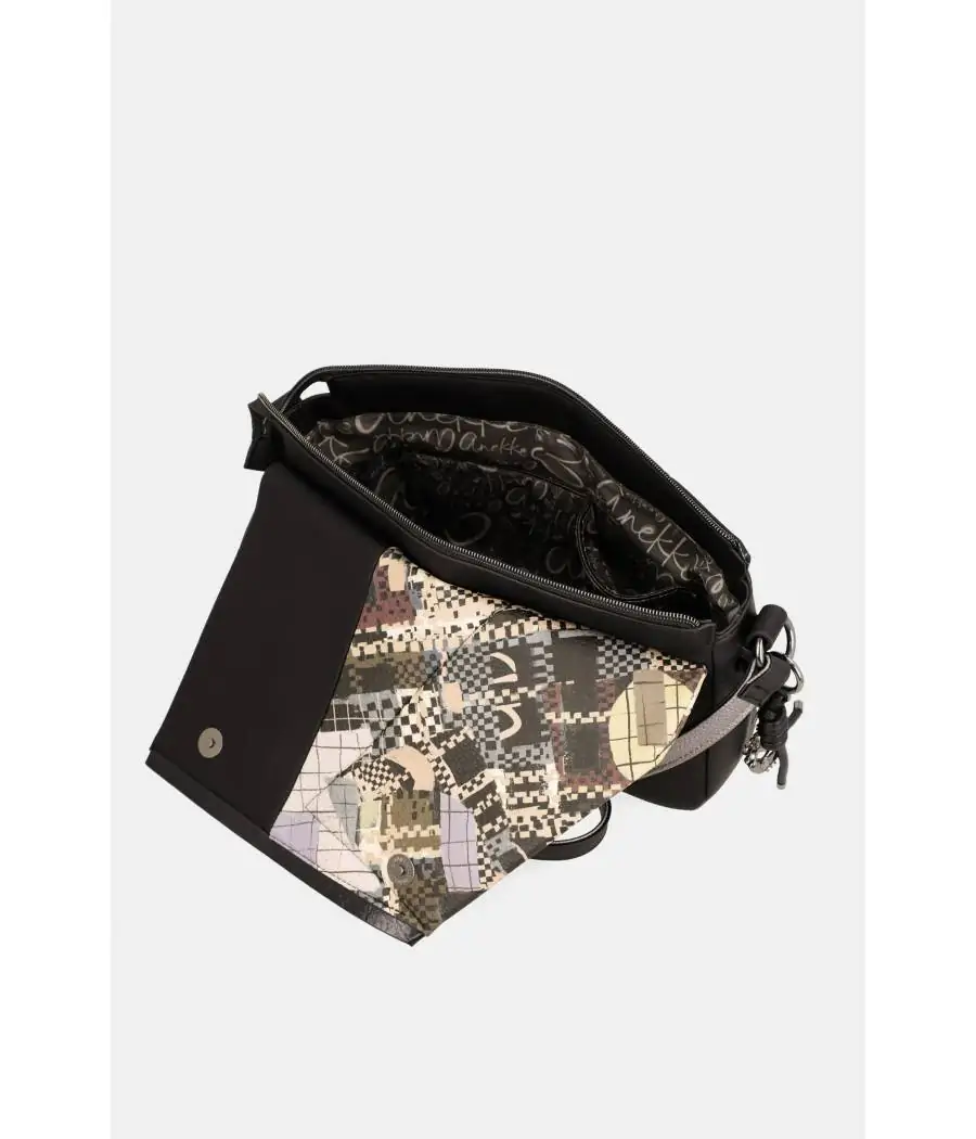 Bandolera Anekke con solapa Iron 43753-580