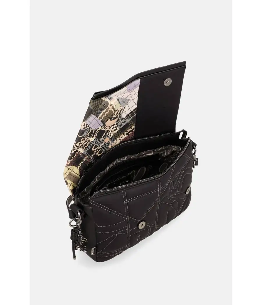 Bandolera Anekke con solapa Iron 43753-580