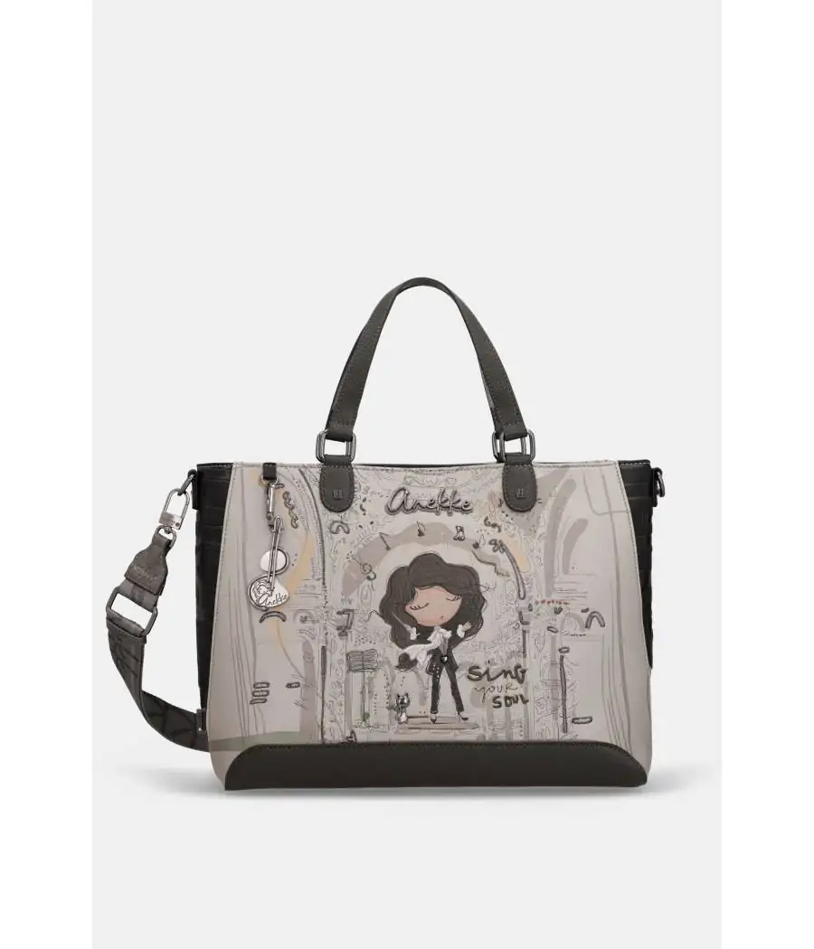Bolso Anekke de asa corta y bandolera cuadrado Orchestra