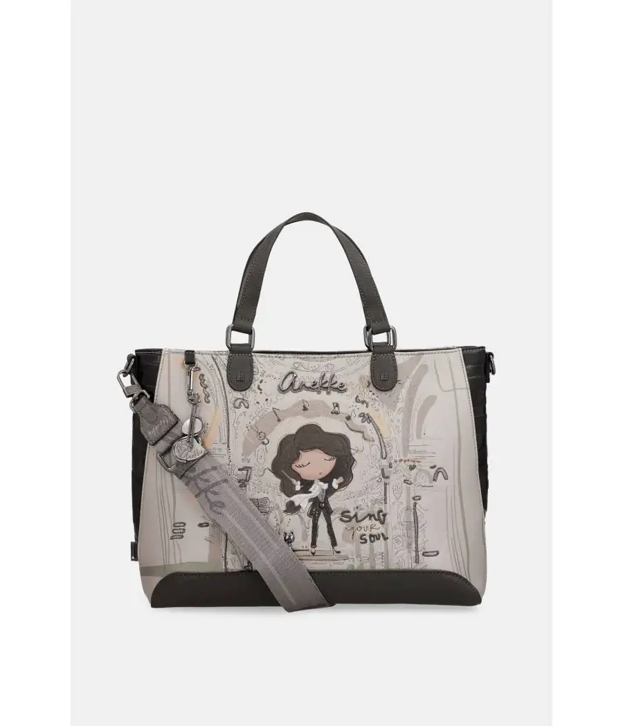 Bolso Anekke de asa corta y bandolera cuadrado Orchestra