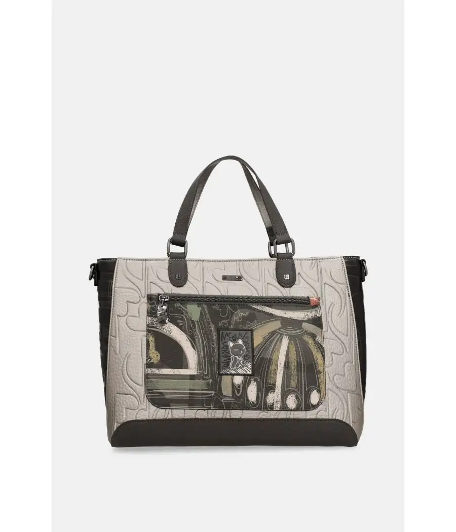 Bolso Anekke de asa corta y bandolera cuadrado Orchestra