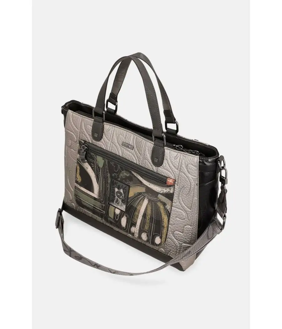 Bolso Anekke de asa corta y bandolera cuadrado Orchestra