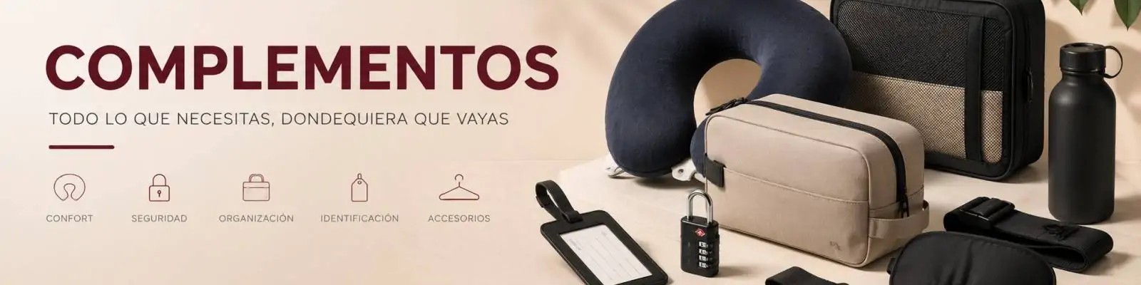 Complementos de viaje resistentes y prácticos | Soriano Maletas y.
