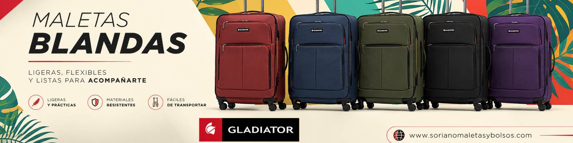 Maletas Gladiator Blandas